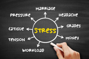 Infographic of Marriage Stress reasons